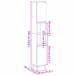 VidaXL 857199 bathroom furniture set