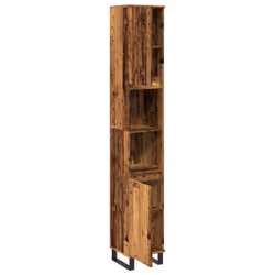 vidaXL Bathroom Cabinet Sink Cupboard Vanity Unit Old Wood Engineered Wood - Additional view 6