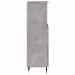 vidaXL Bathroom Cabinet Cupboard Vanity Unit Concrete Grey Engineered Wood - Additional view 4