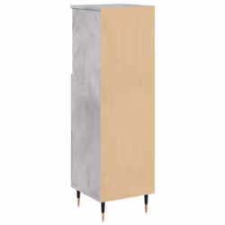 vidaXL Bathroom Cabinet Cupboard Vanity Unit Concrete Grey Engineered Wood - Additional view 5