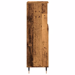 vidaXL Bathroom Cabinet Sink Cupboard Vanity Unit Old Wood Engineered Wood - Additional view 4