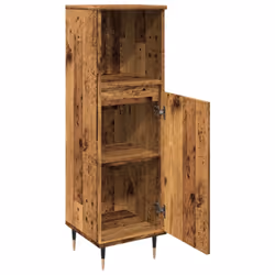 vidaXL Bathroom Cabinet Sink Cupboard Vanity Unit Old Wood Engineered Wood - Additional view 6