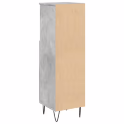 vidaXL Bathroom Cabinet Cupboard Vanity Unit Concrete Grey Engineered Wood - Additional view 5