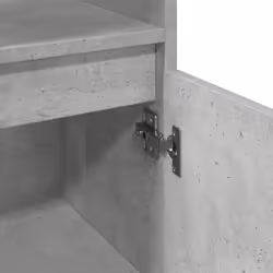 vidaXL Bathroom Cabinet Cupboard Vanity Unit Concrete Grey Engineered Wood - Additional view 7