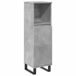 vidaXL Bathroom Cabinet Cupboard Vanity Unit Concrete Grey Engineered Wood