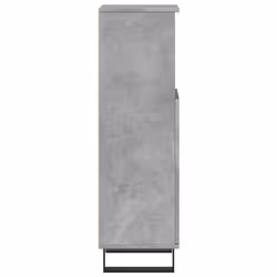 vidaXL Bathroom Cabinet Cupboard Vanity Unit Concrete Grey Engineered Wood
