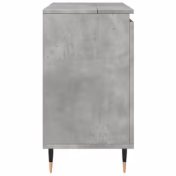 vidaXL Bathroom Cabinet Cupboard Vanity Unit Concrete Grey Engineered Wood