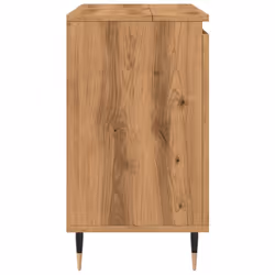vidaXL Bathroom Cabinet Sink Cupboard Vanity Unit Artisan Oak Engineered Wood - Additional view 4