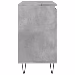 vidaXL Bathroom Cabinet Cupboard Vanity Unit Concrete Grey Engineered Wood