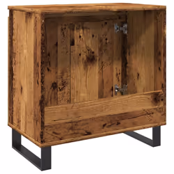 vidaXL Bathroom Cabinet Sink Cupboard Vanity Unit Old Wood Engineered Wood - Additional view 5