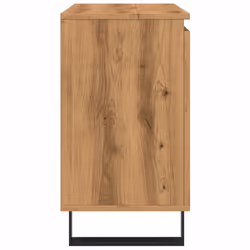 vidaXL Bathroom Cabinet Sink Cupboard Vanity Unit Artisan Oak Engineered Wood - Additional view 4