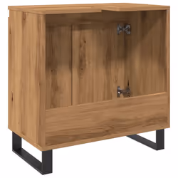 vidaXL Bathroom Cabinet Sink Cupboard Vanity Unit Artisan Oak Engineered Wood - Additional view 5
