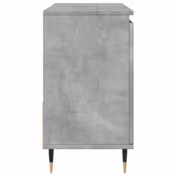 vidaXL Bathroom Cabinet Cupboard Vanity Unit Concrete Grey Engineered Wood - Additional view 4