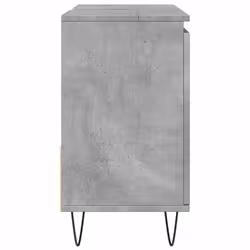 vidaXL Sink Cabinet Vanity Unit Storage Cupboard Concrete Oak Engineered Wood - Additional view 5