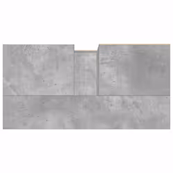 vidaXL Sink Cabinet Vanity Unit Storage Cupboard Concrete Oak Engineered Wood - Additional view 7