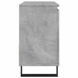 vidaXL Bathroom Sink Cabinet Storage Cupboard Concrete Grey Engineered Wood - Additional view 4