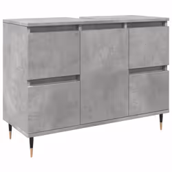 VidaXL 857231, Grey, Wood, 800 mm, 330 mm, 600 mm, 10 cm