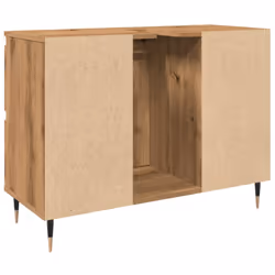 vidaXL Bathroom Cabinet Sink Cupboard Vanity Unit Artisan Oak Engineered Wood - Additional view 5