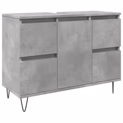 VidaXL 857234, Grey, Wood, 800 mm, 330 mm, 600 mm, 10 cm
