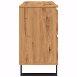 vidaXL Bathroom Sink Cabinet Storage Sink Cupboard Artisan Oak Engineered Wood - Additional view 4