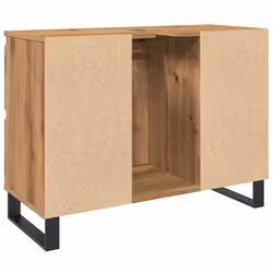 vidaXL Bathroom Sink Cabinet Storage Sink Cupboard Artisan Oak Engineered Wood - Additional view 5