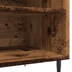 vidaXL Record Cabinet Sideboard Record Player Stand Old Wood Engineered Wood - old wood - Additional view 7