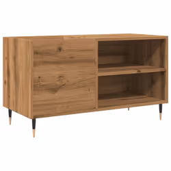 vidaXL Record Cabinet Sideboard Record Player Stand Old Wood Engineered Wood - artisan oak
