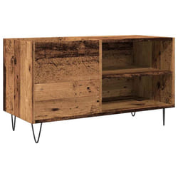 vidaXL Record Cabinet Record Player Stand Sideboard Old Wood Engineered Wood