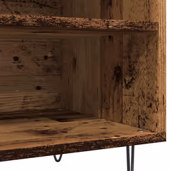 vidaXL Record Cabinet Record Player Stand Sideboard Old Wood Engineered Wood - Additional view 7