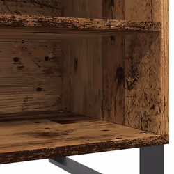 vidaXL Record Cabinet Sideboard Storage Cabinet Artisan Oak Engineered Wood - old wood - Additional view 7