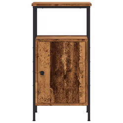 vidaXL Bedside Cabinets Nightstand Bed Table 2 pcs Artisan Oak Engineered Wood - old wood, 2 pcs - Additional view 4