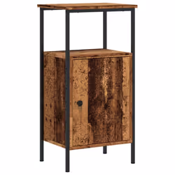 vidaXL Bedside Cabinets Nightstand Bed Table 2 pcs Artisan Oak Engineered Wood - old wood, 2 pcs - Additional view 5