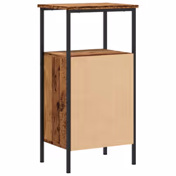 vidaXL Bedside Cabinets Nightstand Bed Table 2 pcs Artisan Oak Engineered Wood - old wood, 2 pcs - Additional view 7
