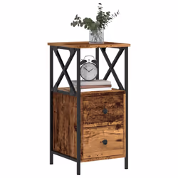 VidaXL 857250 nightstand/bedside table Wood