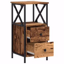 VidaXL 857250 nightstand/bedside table Wood - Additional view 7