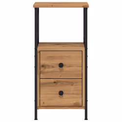 VidaXL 857252 nightstand/bedside table Oak - Additional view 4