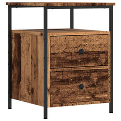 vidaXL Bedside Cabinet Nightstand Bed Side Table Old Wood Engineered Wood - 1 pcs