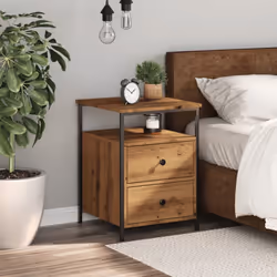 vidaXL Bedside Cabinet Nightstand Bed Side Table Artisan Oak Engineered Wood - 1 pcs