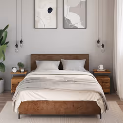 vidaXL Bedside Cabinets Nightstand Bed Table 2 pcs Artisan Oak Engineered Wood - old wood, 2 pcs - Additional view 2