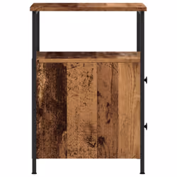 vidaXL Bedside Cabinets Nightstand Bed Table 2 pcs Artisan Oak Engineered Wood - old wood, 2 pcs - Additional view 5