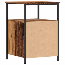 vidaXL Bedside Cabinets Nightstand Bed Table 2 pcs Artisan Oak Engineered Wood - old wood, 2 pcs - Additional view 6