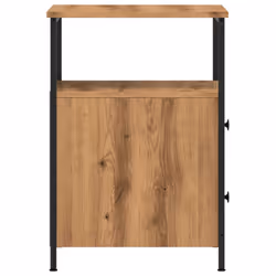 vidaXL Bedside Cabinets Nightstand Bed Table 2 pcs Artisan Oak Engineered Wood - artisan oak, 2 pcs - Additional view 5