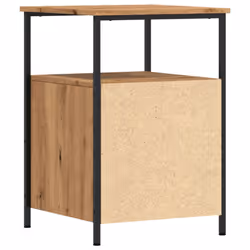 vidaXL Bedside Cabinets Nightstand Bed Table 2 pcs Artisan Oak Engineered Wood - artisan oak, 2 pcs - Additional view 6