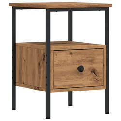 vidaXL Bedside Cabinets Nightstand Bed Table 2 pcs Artisan Oak Engineered Wood - 1 pcs