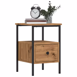 vidaXL Bedside Cabinets Nightstand Bed Table 2 pcs Artisan Oak Engineered Wood - 1 pcs