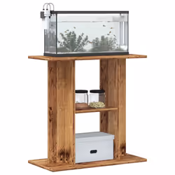 vidaXL Aquarium Stand Fish Tank Stand Cabinet Aquarium Base Engineered Wood - old wood, 60 x 30 x 60 cm