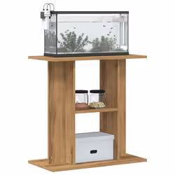 vidaXL Aquarium Stand Fish Tank Stand Cabinet Aquarium Base Engineered Wood - artisan oak, 60 x 30 x 60 cm - Additional view 2