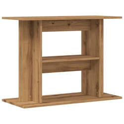vidaXL Aquarium Stand Fish Tank Stand Cabinet Aquarium Base Engineered Wood - artisan oak, 80 x 35 x 60 cm