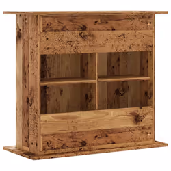 vidaXL Aquarium Stand Fish Tank Stand Aquarium Cabinet Old Wood Engineered Wood - old wood, 81 x 36 x 73 cm - Additional view 5