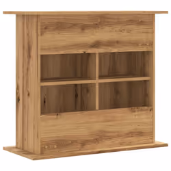 vidaXL Aquarium Stand Fish Tank Stand Aquarium Cabinet Old Wood Engineered Wood - artisan oak, 81 x 36 x 73 cm - Additional view 5